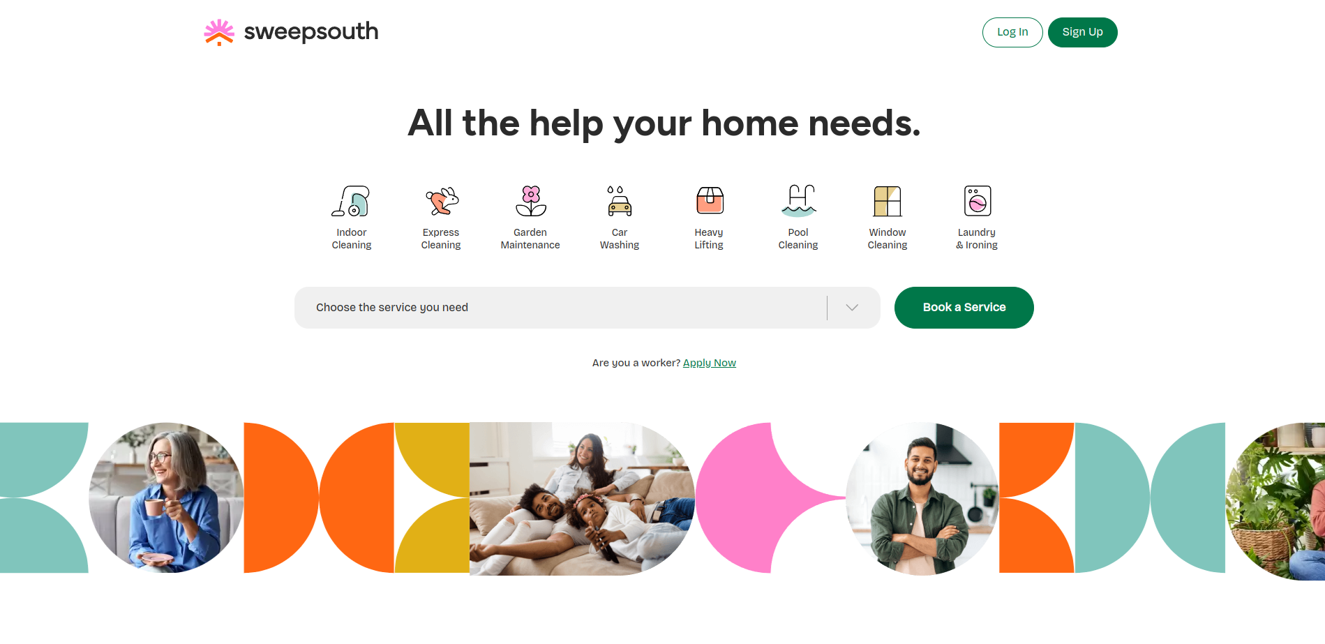 SweepSouth screenshot